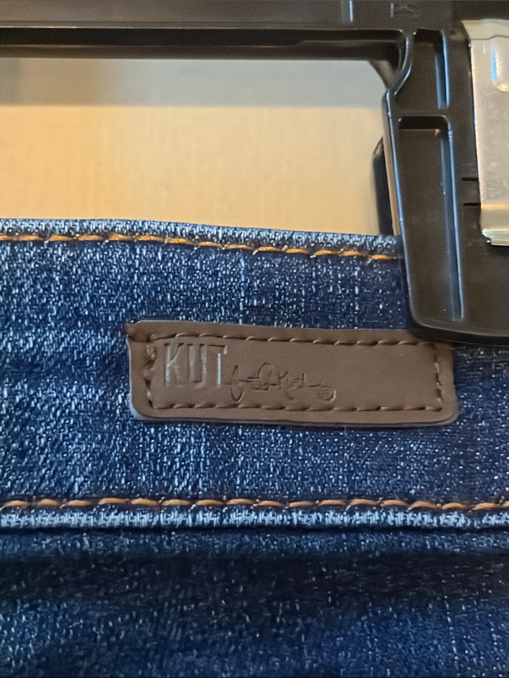 Kut from the Kloth Deep Indigo Baby Bootcut Jeans, 6 P - Picture 4 of 5